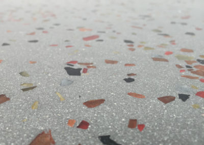 Glass In Polished Concrete Schneppa Recycled Crushed Glass